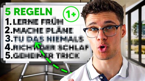 5 Regeln für einen erfolgreichen Studienstart Ersti Tipps YouTube