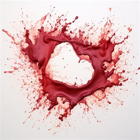 Premium Ai Image Colorful Splat On White Background With Grunge