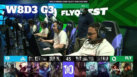 C9 Vs Fly Week 8 Day 3 S12 Lcs Spring 2022 Cloud 9 Vs Flyquest W8d3