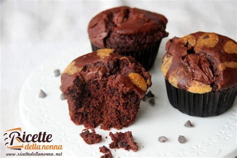 Muffin Al Cacao Ripieni Di Nutella Ricette Della Nonna