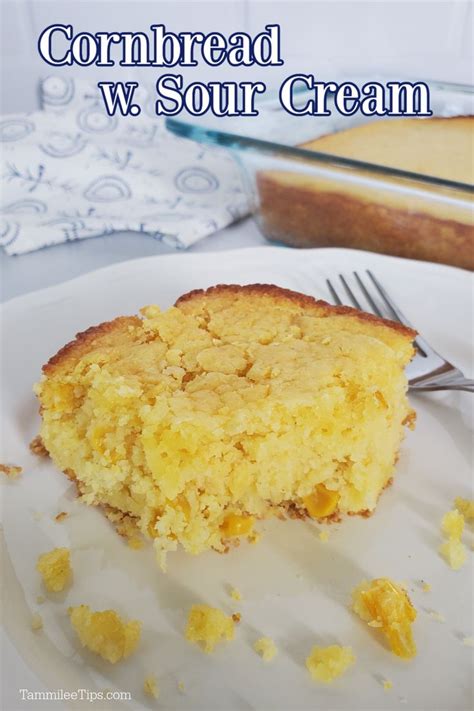 How To Make Jiffy Cornbread With Sour Cream Sour Cream Cornbread