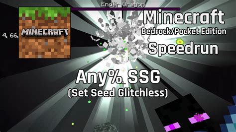 Fwr Any Set Seed Glitchless Minecraft Be Pe Speedrun M S