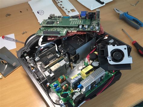 DMD chip vervangen in de BenQ-projector