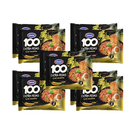 Jual Gaga 100 Mie Instan Kuah Jalapeno 10 X 75 Gr Shopee Indonesia