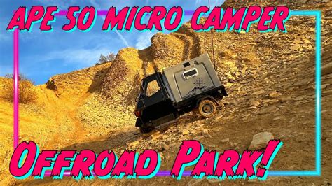 Piaggio Ape 50 Micro Camper 16 Offroad Park Garagengedöns