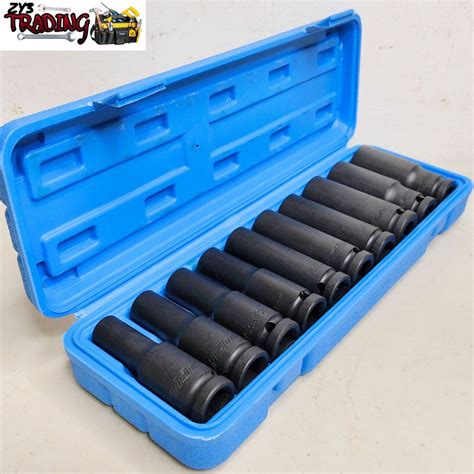 Flyman Usa Heavy Duty Pcs Deep Socket Set Mm Drive Shopee