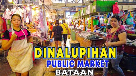 Philippine Food Market Tour Dinalupihan Public Market Bataan Youtube