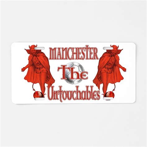 Manchester United License Plates Manchester United Front License