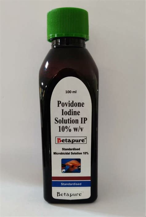 Composition Povidone Iodine Solution Packaging Size Ml At Rs