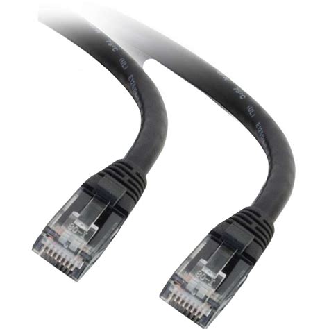 C2g Cat 6 Snagless Unshielded Patch Cable 6 Black 03983 Bandh