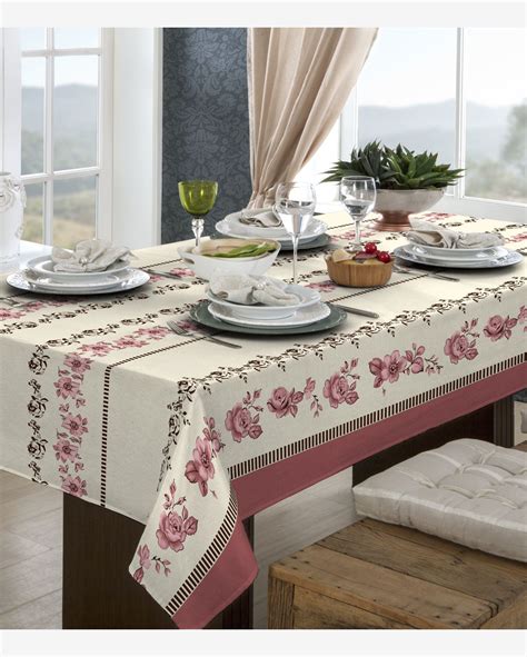 Riachuelo Toalha De Mesa Bella Mesa M X M Raner Rosa