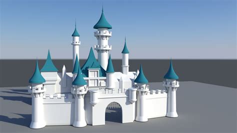 Cinderella Castle D Model