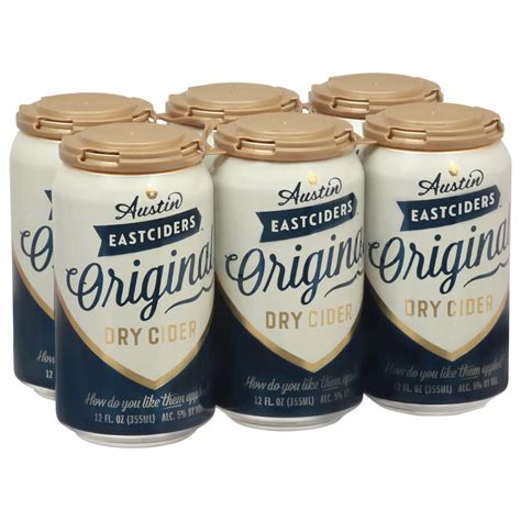 Austin Eastciders Original Dry Cider 12 Oz Cans Shop Hard Cider At H E B