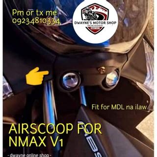 AIRSCOOP FOR NMAX V1 MINI DRIVING LIGHT Shopee Philippines