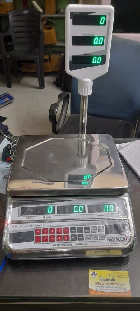 SS And MS Body Fully Automatic Perfect Electronic Table Top Weighing