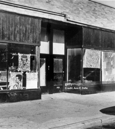 Exterior View Of Two Empty Storefronts On West 16th Street In The