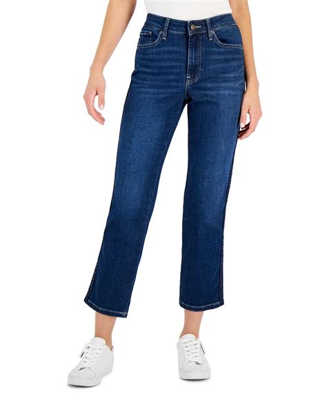 Tommy Hilfiger Womens Tribeca Straight Leg Jeans Macys