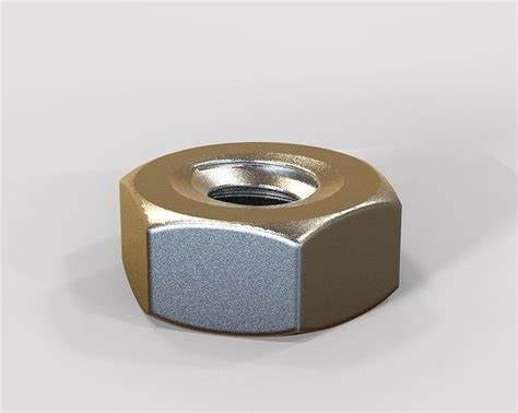 M4 Hex Nut 3d Model 3d Printable Cgtrader