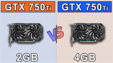 Gtx 750 Ti 2gb Vs Gtx 750 Ti 4gb New Games Benchmarks Youtube