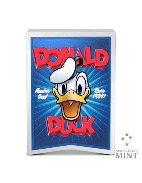 DISNEY PATO DONALD 90th 1 Since 1934 5 Oz Moneda Plata 2 Niue 2024