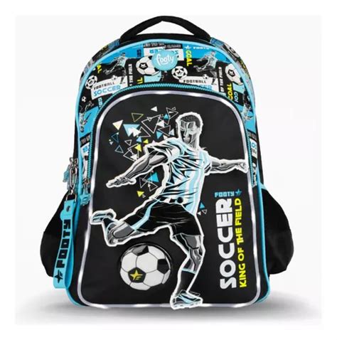 Mochila Espalda Footy Futbol Gol D Luz Led