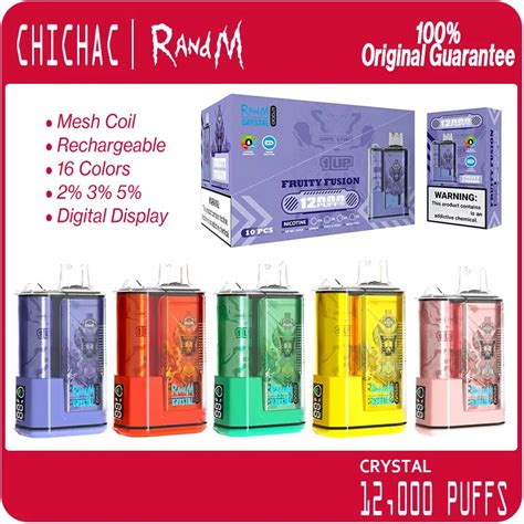 RandM Crystal 12000 Puffs Disposable Vape Puff 12K Fumot E Cigarettes 2