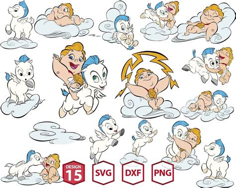 Baby Hercules Svg Baby Pegasus Svg Upp124 Upplop Graphics Resources