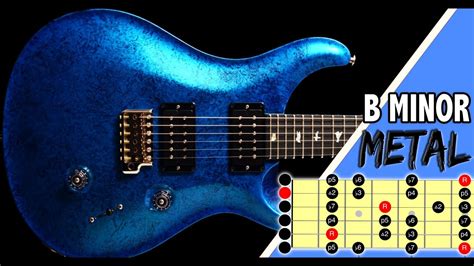 Thrash Metal Guitar Backing Track In B Minor Bpm Youtube