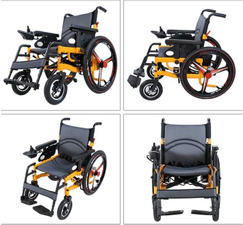 Buy Deluxe Electric Wheelchair Folding Power Wheelchair Lightweight