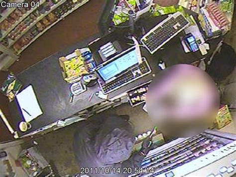 Cctv Released Showing Moment Ribbleton Store Was Raided By Knife