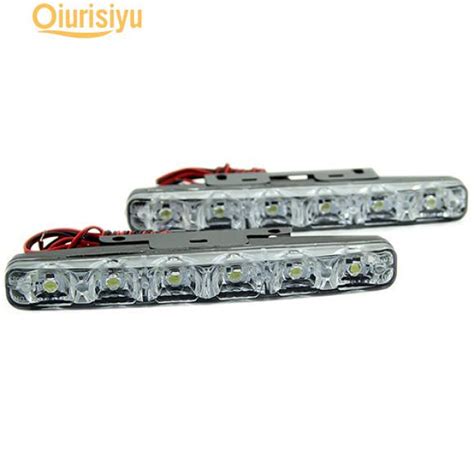 Cheap X Xenon White Led Super Bright Drl Daytime Running Driving