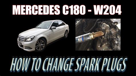 Mercedes Benz C 180 W204 How To Change Spark Plugs Youtube