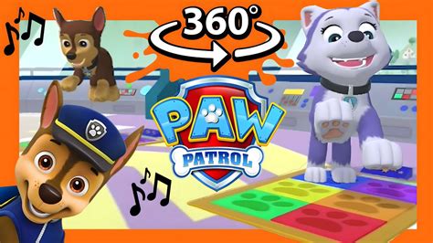 360° Vr 🐾paw Patrol 🐶 Pup 🐶 Pup Boogie Song🎶 Mighty Pups Save Adventure Bay 🚔chase Vs Everest