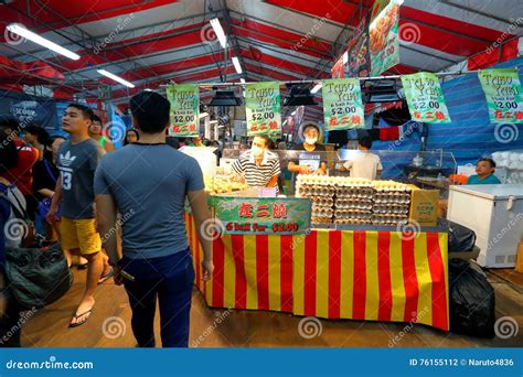 Singapore Night Market Pasar Malam Editorial Photography Image Of