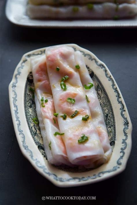 Homemade Cheung Fun Steamed Rice Noodle Rolls Ways Learn How To