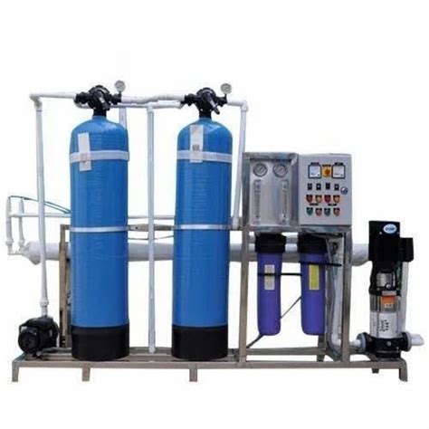 Lph Frp Installation Semi Automatic Ro Mineral Water Plant At