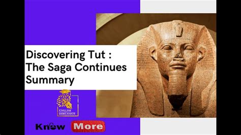 Discovering Tut The Saga Continues Class 11 English Chapter 3 YouTube