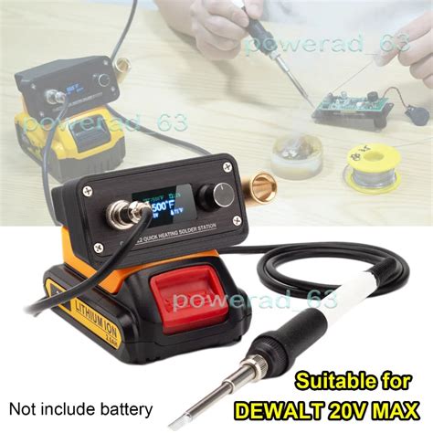 Estaci N De Soldadura Oled T Para Dewalt Soldador Port Til Inal