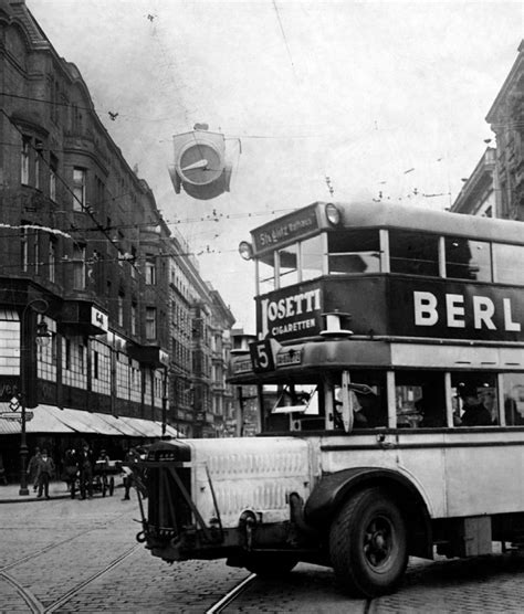 Omnibus Der BVG Linie 5 Stettiner Bahnhof Rathaus Steglitz In Den 30ern