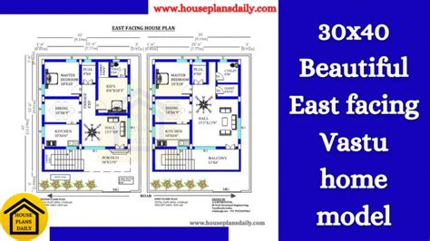 30x40 East Facing Vastu Home Model House Plan And Designs 52 Off