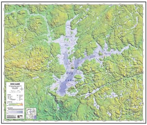 New Lake Of The Woods And Kenora Area 3d Satellite Fine Art Maps