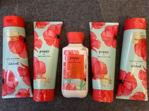 Bbw Poppy Body Cream Lotion Beauty Personal Care Bath Body Body Care On Carousell