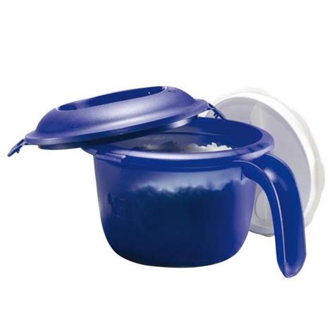 Tupperware Micro Arroz 550ml Azul Panela Arroz Para Microondas Pote