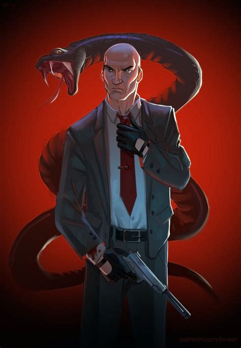 Agent 47 Hitman Drawn By Oviser Danbooru