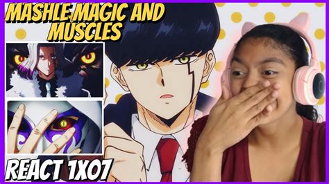 REACT MASHLE MAGIC AND MUSCLES Episódio 7 MASH VS CASA LANG YouTube