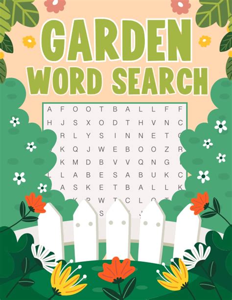 Garden Word Search A Fun And Challenging Garden Themed Word Search