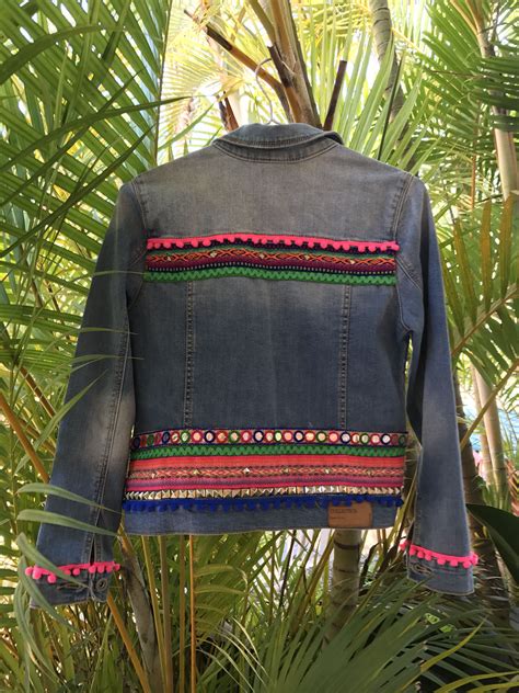 Campera De Jean Costumizada Upcycle Jeans Diy Denim Jacket Upcycle