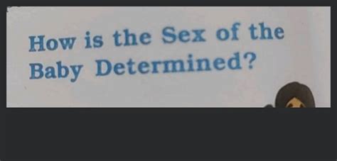 How Is The Sex Of The Baby Determined Filo