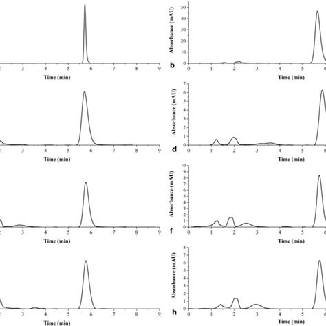 Hplc Chromatograms Of Samples A Hplc Chromatogram Of Vincamine Download Scientific Diagram