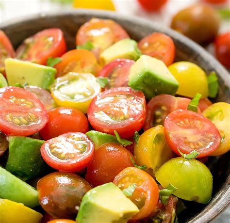 Tomato And Avocado Salad Kirbies Cravings